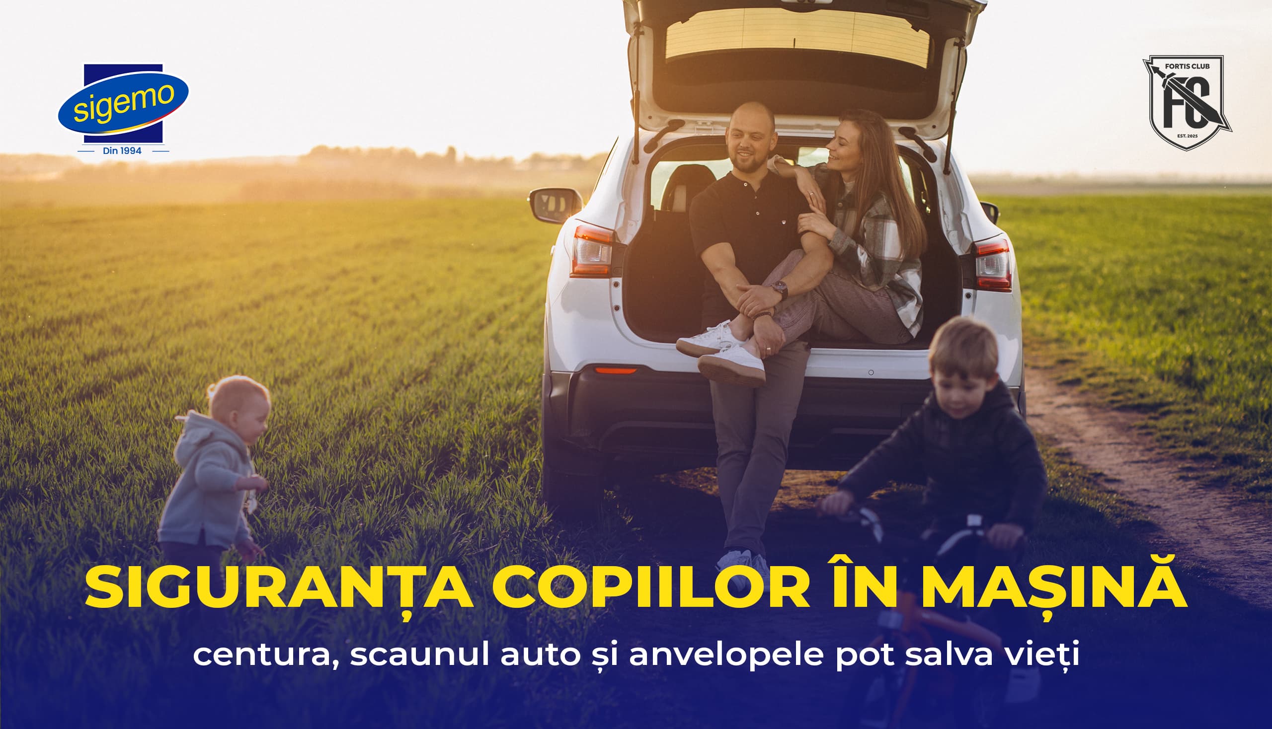 Siguranța copiilor în mașină